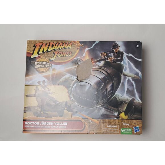 Indiana Jones Worlds Of Adventure Doctor Jurgen Voller Launcher Plane New-Open - Picture 1 of 5